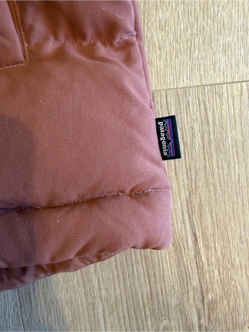 Patagonia Bivy Hooded Vest Womens XL Down Puffer Sisu Brown Outdoor Hiking Zip - Picture 8 of 11
